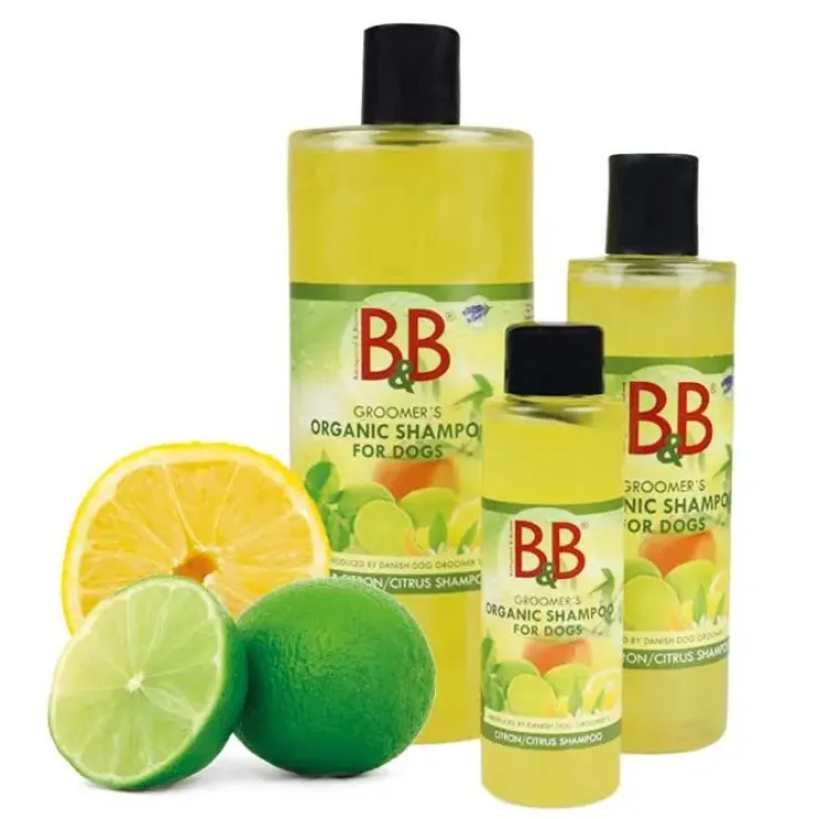 B&B Citrus shampoo | Økologisk hundeshampoo