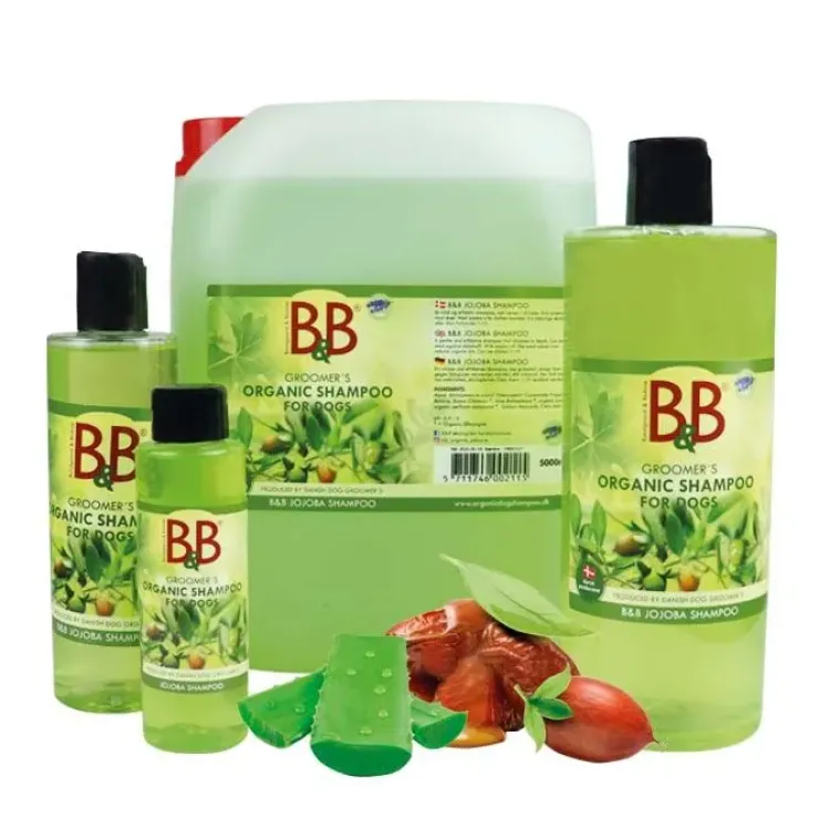 B&B Jojoba shampoo | Økologisk hundeshampoo