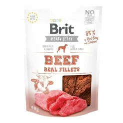Brit Jerky Beef Fillets | 80g