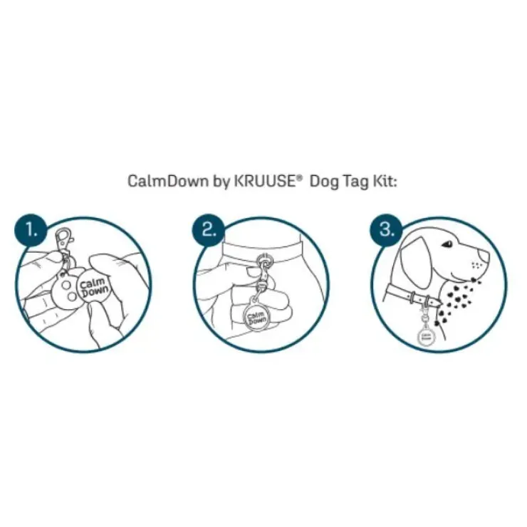 CalmDown by KRUUSE® Hundetegn m. beroligende knap