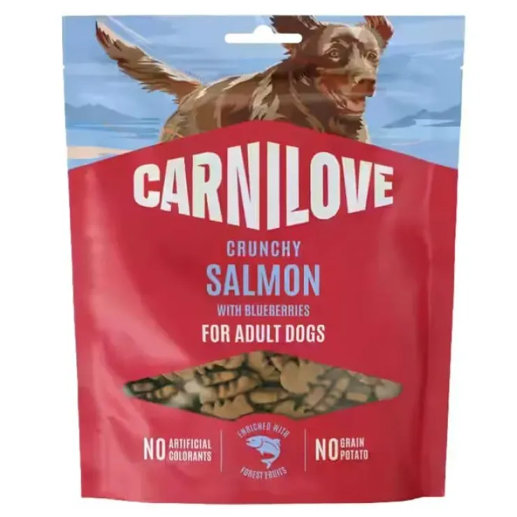 Carnilove Crunchy Snack, Salmon with Blueberries | 200g