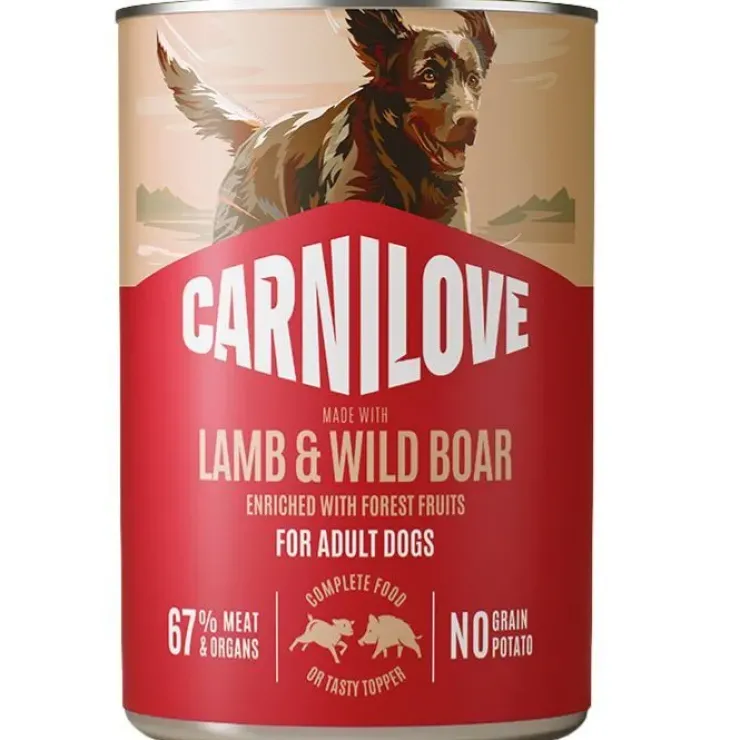 Carnilove Dog Can Paté, Lamb & Wild Boar | 400g