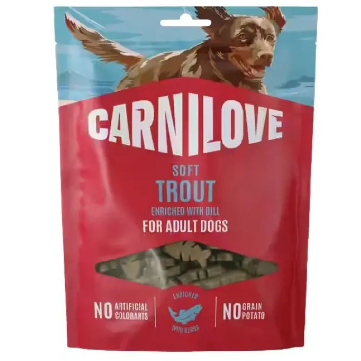 Carnilove Soft Snack, Trout enriched with Dill | 200g