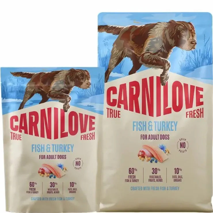 Carnilove True Fresh Dog Fish & Turkey, Adult All Breeds | Tørfoder