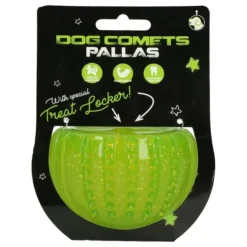 Dog Comets Pallas With Treat Locker