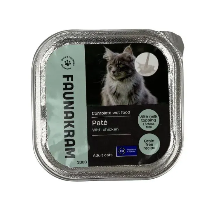 Faunakram Cat Paté with Chicken Milk Topping |100g