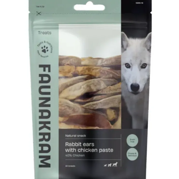 Faunakram Rabbit Ears with Chicken | 500g