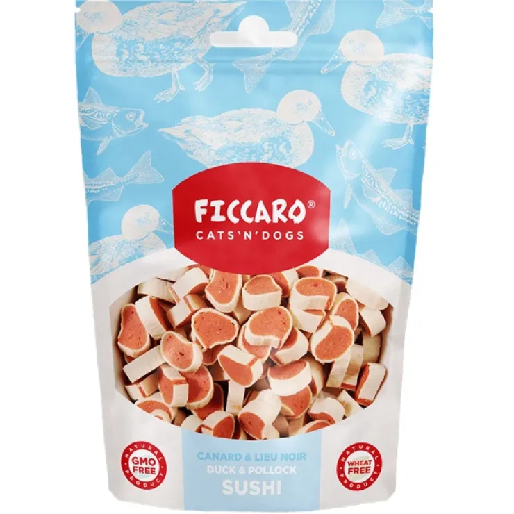 Ficcaro Duck & Pollock Sushi | 100g