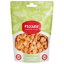 Ficcaro Salmon & Chicken Cubes | 100g