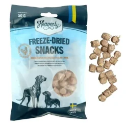Frysetørret Snacks med Kylling | 50g