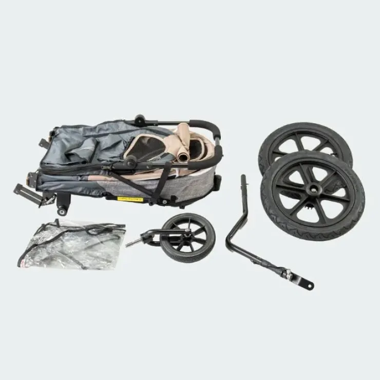 Innopet Sporty Evolution hundeklapvogn og cykelvogn i et