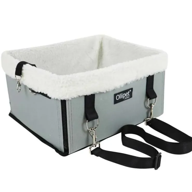 Luksus biltaske m. lammeskind | 2 str. | OUTLET