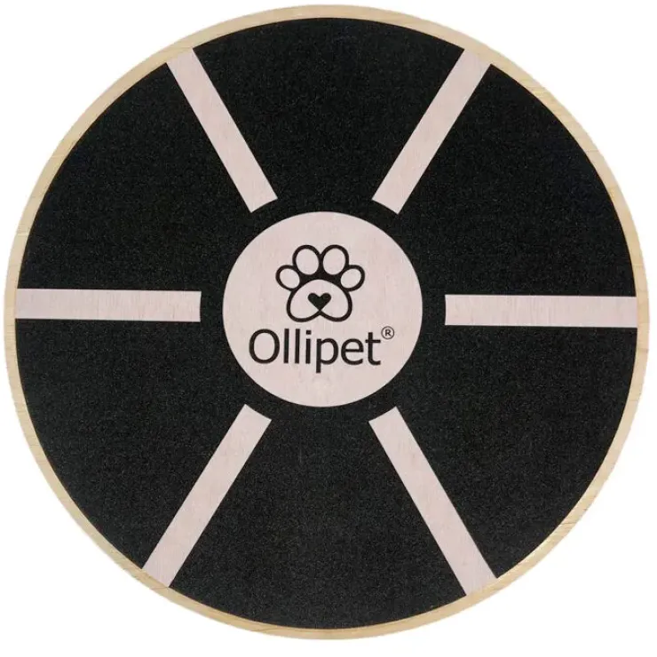 Ollipet DogFit Wood | Rundt Balancebræt