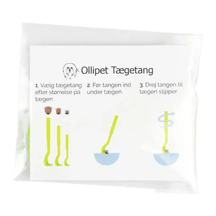 Ollipet Flåttang 3 stk