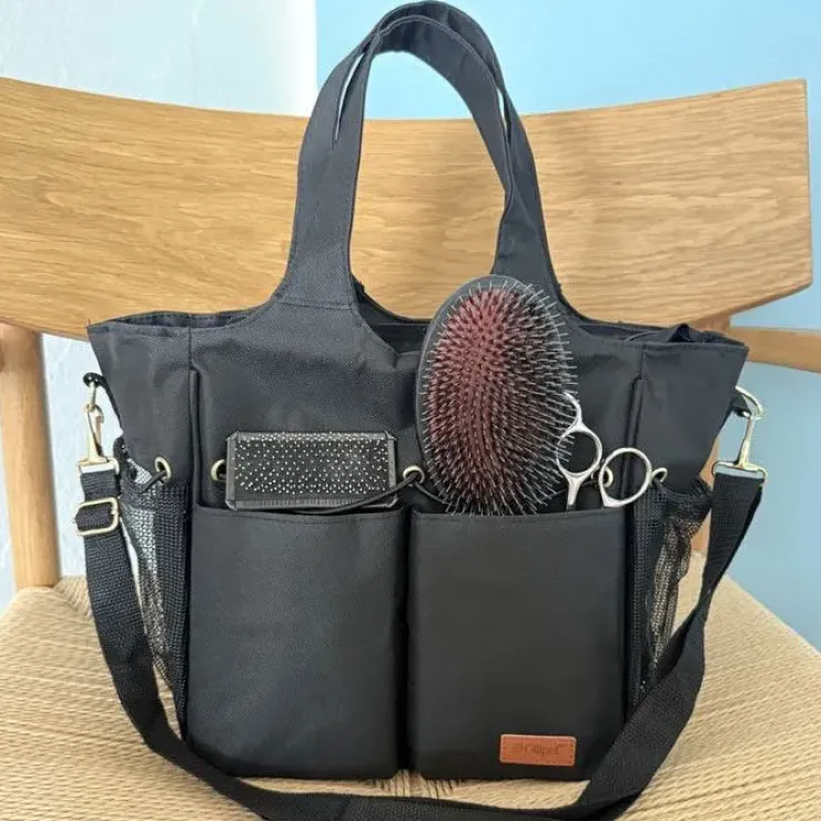 Ollipet Groomingtaske | Black/Gold