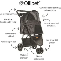 Ollipet Hundeklapvogn Venezia