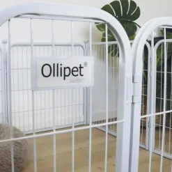 Ollipet hvalpegård m. stokke og gulvbeskytter | 60cm. Høj