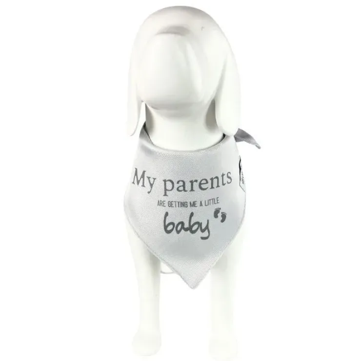 Ollipet "My parents are getting me a little baby" bandana