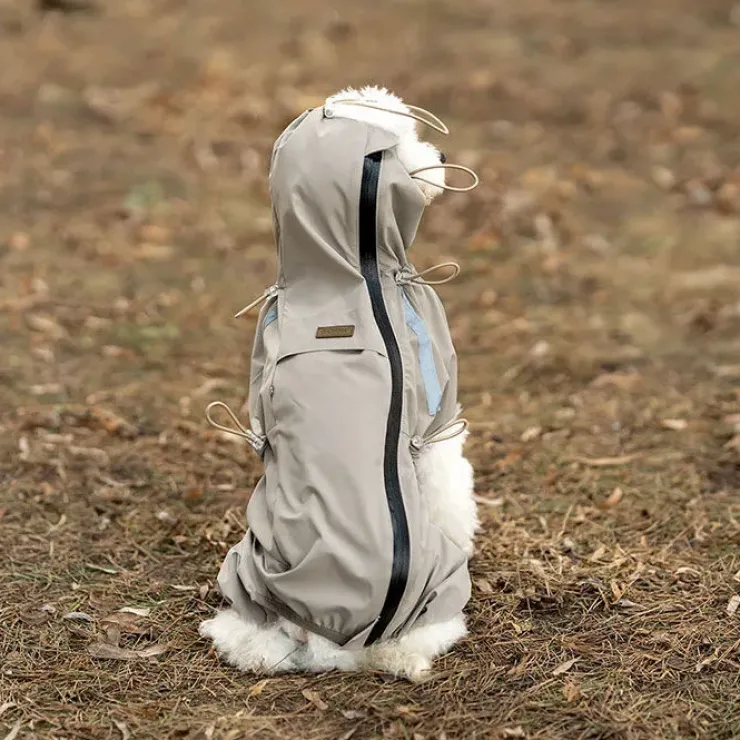 Ollipet Poncho Regndragt | Khaki