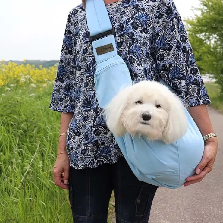 Ollipet skuldertaske til mindre hunde