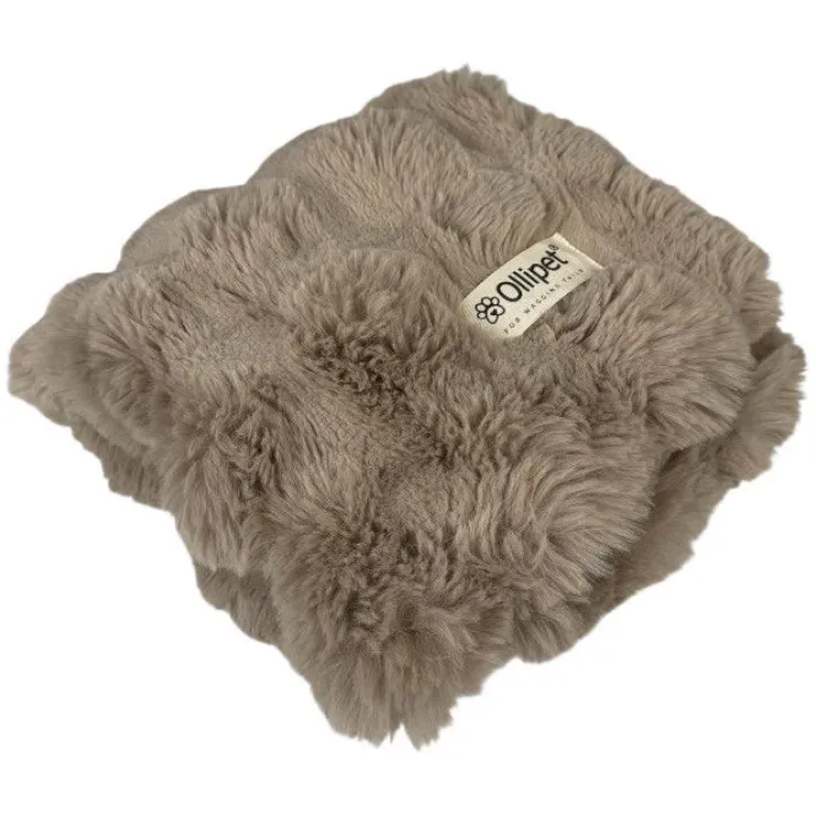 Ollipet Soft Wave Luksus Tæppe | Khaki