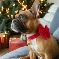 Ollipet Velour Sløjfe