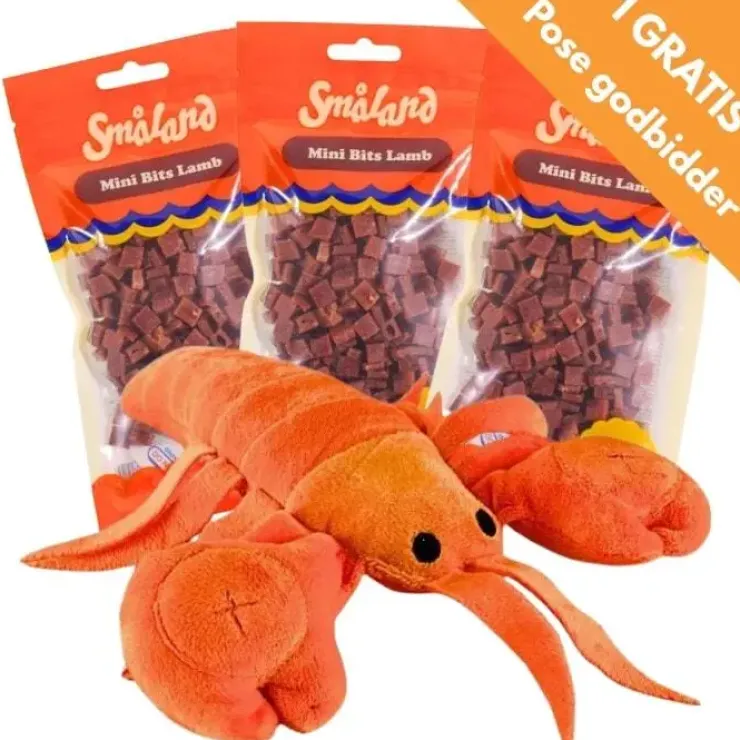 Pakketilbud | Hide-a-treat hummer + Småland godbidder