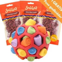 Pakketilbud | HoliMoli aktivitetsbold m. Småland godbidder