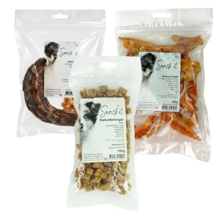 Pakketilbud | Naturlige Kalkunsnacks Til Hund