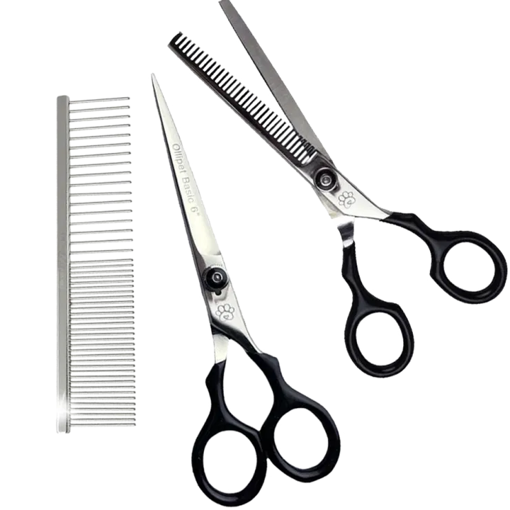 Pakketilbud | Ollipet Basic Groomingsæt m. Kam