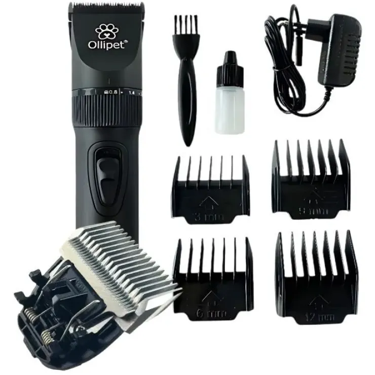 Pakketilbud | Ollipet Ceramic Pro Clipper m. Ekstra Skær