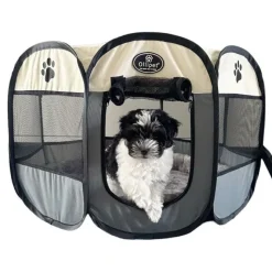 Pakketilbud | Ollipet Hvalpekravlegård m. madras, Ø 73 cm - H. 43 cm