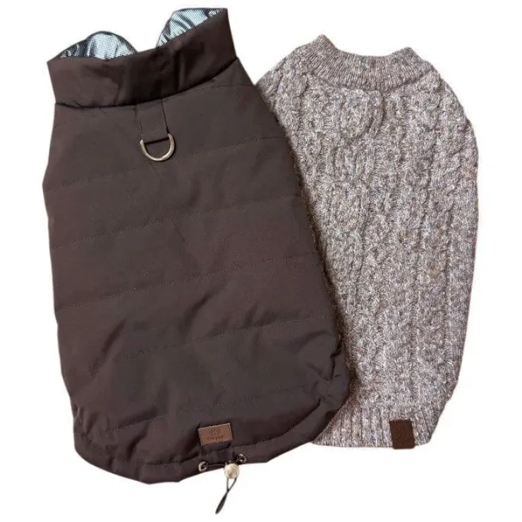 Pakketilbud | Ollipet Mokkashield m. Camel Sweater