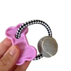 Pawise Puppy Life Reblegetøj m. Tennisbold og knogle