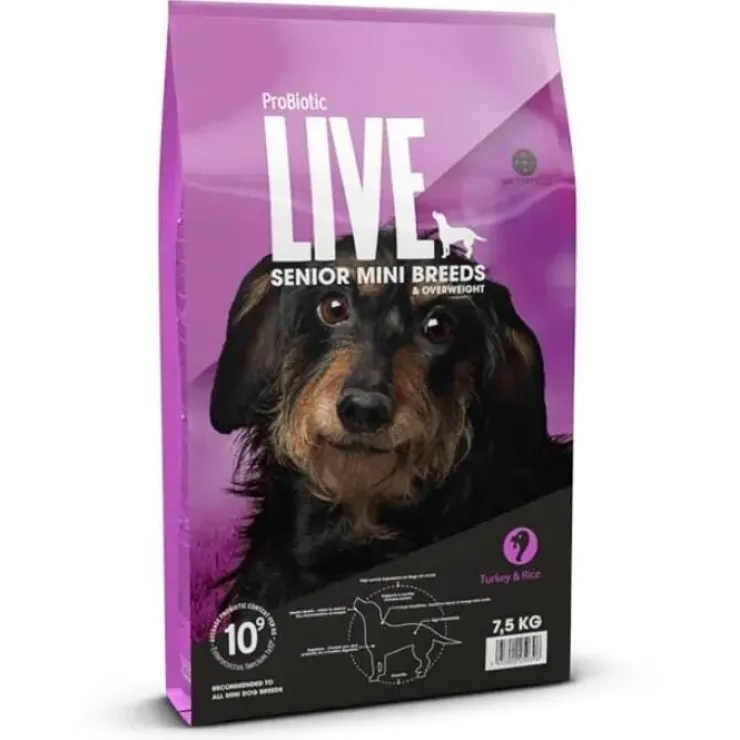 ProBiotic LIVE Mini Breeds Senior/Overweight | Tørfoder