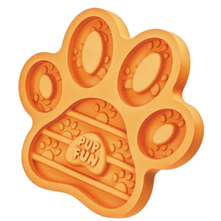 Pup Fun Spiselig slikkeplade | Mango 2 stk.