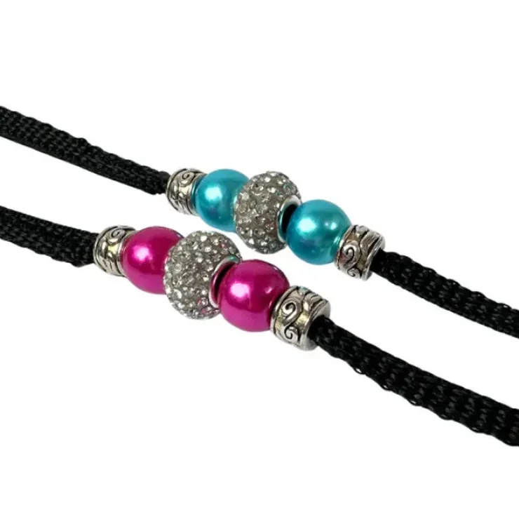 Show Leashes with pearls | Flere farver