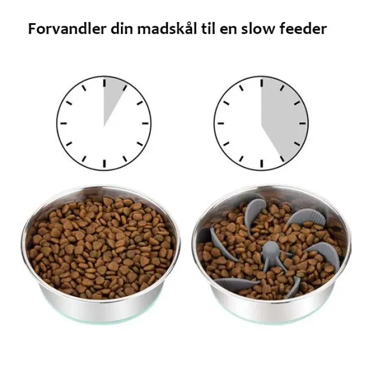 Silikone slow feeder indsats