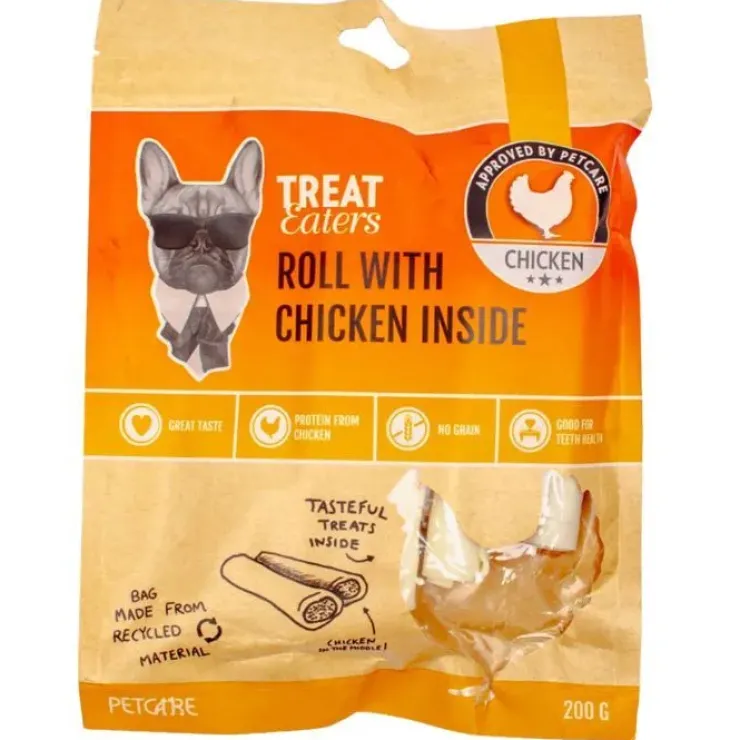 Treateaters Roll With Chicken Inside | 200g
