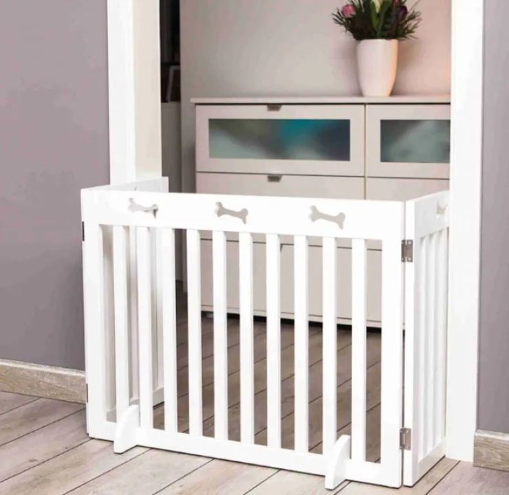 Trixie Hundegitter hvidlakeret MDF