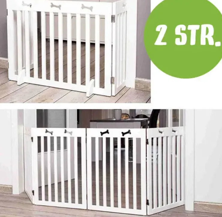 Trixie Hundegitter hvidlakeret MDF