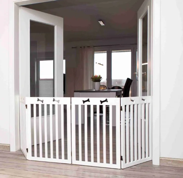 Trixie Hundegitter hvidlakeret MDF