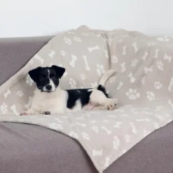 Trixie Kenny Hundetæppe m. hvide poter
