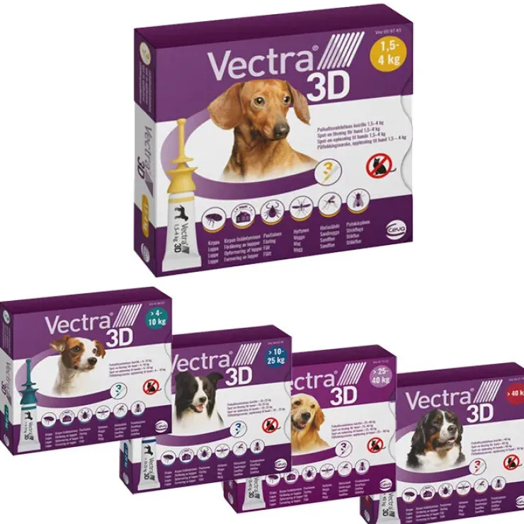 Vectra 3D Hund, 3 pipetter