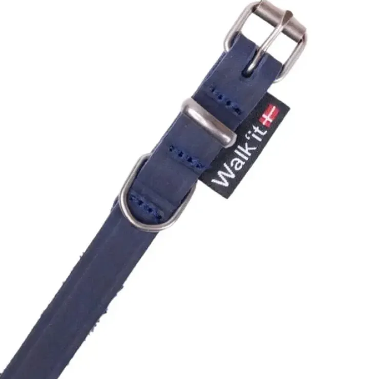 Walk'it Halsbånd læder/antik sølv | OUTLET