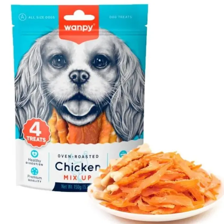 Wanpy Chicken mixed varianter | 150g